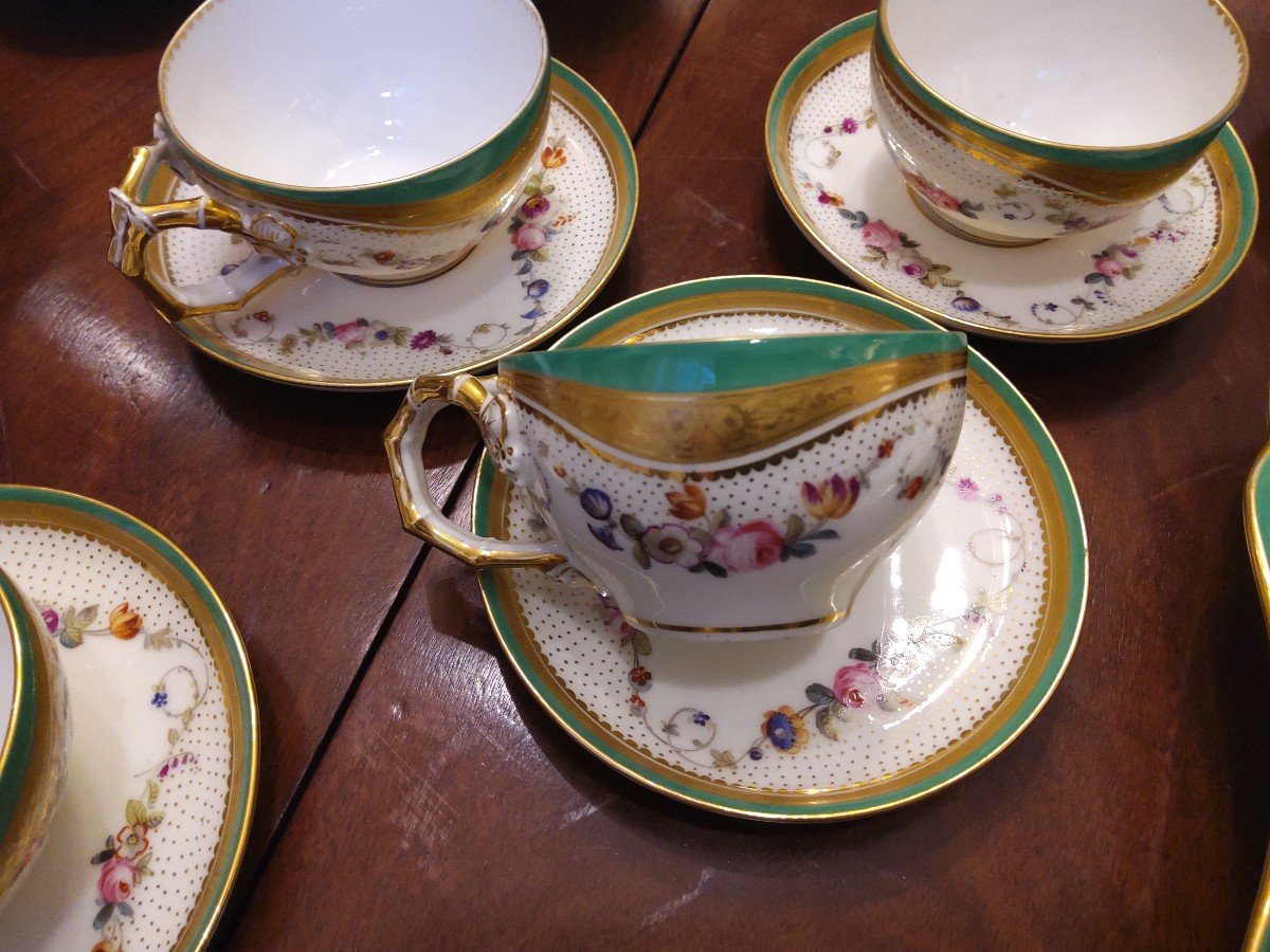 Porcelain Tea Service Late 19th Century -photo-2